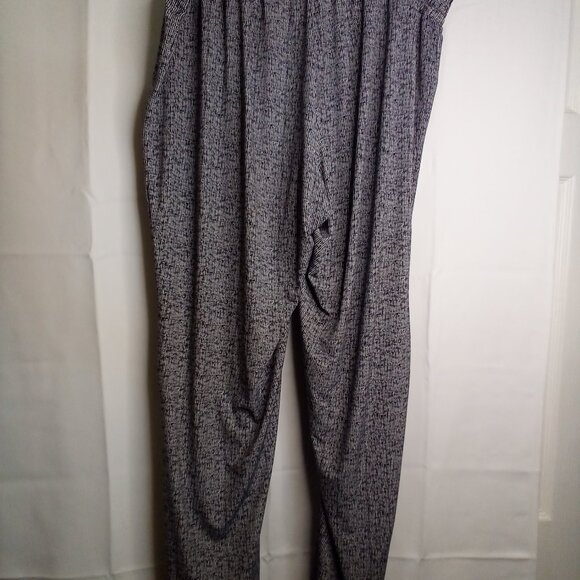 Premise Pants 3X Pull On Elastic Wide Leg Soft Stretch Pattern Black White - Picture 11 of 14